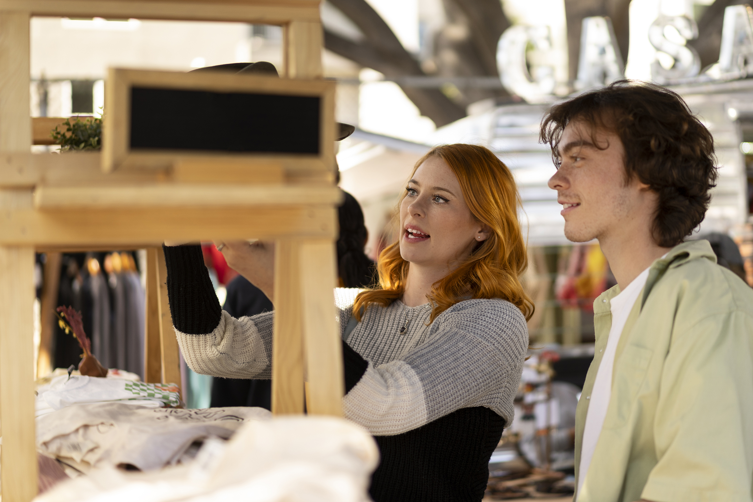 side-view-smiley-people-flea-market